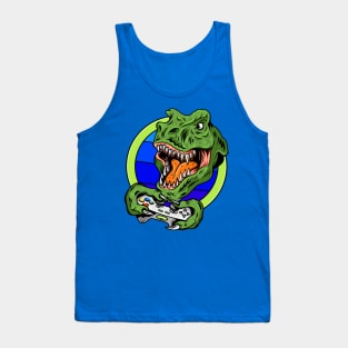 T-Rex Dino Gamer Tank Top